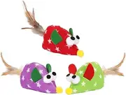 FUTUREORYY 3pcs Cat Teasing Interactive Kitten Playthings for Teeth Grinding Stimulates Curiosity Encourages Activity and Bonding Fun Pet Supplies