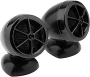 2pcs 1200W Built-in Crossover Car Stereo Speaker Universal Dome Tweeter Auto Loud Speakers Audio Sound for Car(Black)