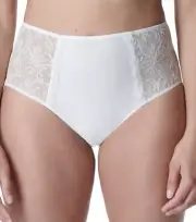 SIMONE PERELE 1A2770 ~ IVORY ~ SINGULIERE RETRO BRIEF PANTIES ~ SIZE 2 / SMALL