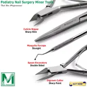 Podiatry Nail Surgery Minor Tools Cuticle Nipper Ingrown Clippers Nail Excavator
