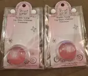 REVLON STREET WEAR Double Scoop Lip Gloss + Glitter PINKALICIOUS 2 Pack