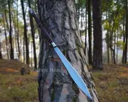 Early Thai Spear The Celestial Guardian Handmade Viking Spear With Sheath