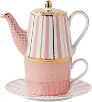 Maxwell & Williams Teas & C's Regency Tea for One with Infuser 340ML Pink Gift Boxed