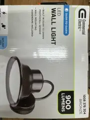 Commerical Electric Bronze Dusk to Dawn Sensor Bell Outdoor Wall Pk Light 5000K