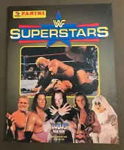 1997 Panini WWF Superstars empty album Undertaker Steve Austin Rocky Maivia