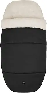 Maxi-Cosi Cosy Soft 2-in-1 Footmuff Suitable for All Maxi-Cosi Pushchairs and Seat Padding Black