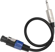 1/4 Male Jack Cables, Seamless Connection, Sturdy Construction, Plated Connectors, Speaker Connection Cable for Subwoofers
