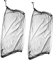 Yardwe Outdoor Hat Cover Insect Mesh Compact Hood Reusable Mesh Netting for Garden Supplies for Hiking Camping Black