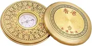 Generic Vintage Decorative Compass Portable Alloy Navigation Tool for Camping Retro Feng Shui Design Unique Tabletop Decoration for Home Office Lightweight and Durable