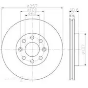 Bremtec Euro-Line GeoZinc Coated Brake Rotor - BDR17350EL