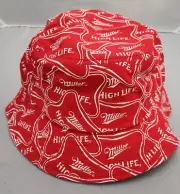 Miller High Life Beer Bucket Hat (One Size) New 70’s Retro Fishing Floppy