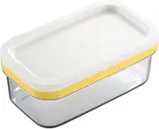 Baosity 2 in 1 Butter Cream Cheese Dish Storage Container Butter Slicer Cutter
