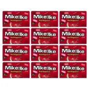 12x Mike and Ike Red Rageous Candy 4.25 oz Theater Box Pack of 12 - NEW