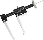 Brake Rotor Gauge - Metric Measuring Caliper | Tire Tread Depth Gauge, Manual Auto Brake Disc Depth Gauge, Multifunctional 0-60mm Measuring Tools for Measurement