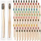 120 Pcs Bamboo Toothbrushes, Soft Bristle Toothbrush for Adults, Eco Friendly...