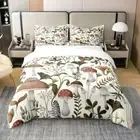 Super King polyester Duvet Cover Outdoor Natural Plants Bedding Set Lovers