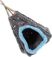 ibasenice Bird Hanging House Hammock Tent for Birds Easy for Canaries Larks and Parrots Comfortable Cage Accessory for Daily Use
