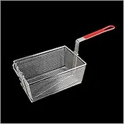 qwmvhfg， Reinforced Stainless Steel Frying Basket Commercial Electric Fryer French Fries Basket for Frying Chicken, French Fries, Veg