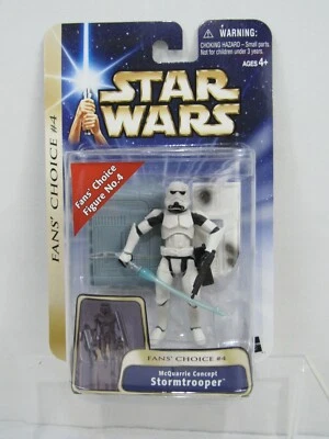 Star Wars McQuarrie Concept Stormtrooper Fan's Choice #4 Hasbro 2003 (Pg43E)