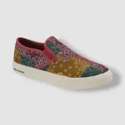 Sun + Stone Men's Red Reins Slip-On Sneaker Shoe Size 9.5M