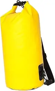 [MUELODSIC] 10l Mesh Fabric Buoy Bag Inflatable Buoy for Rafting Waterproof Gear Bag for Kayaking Mesh Pockets