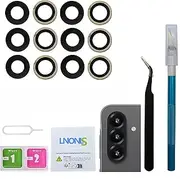 LNONLS 6 Pcs Galaxy A56 5G Back Rear Camera Glass Lens Replacement for Samsung A56 5G Back Camera Glass with Adhesive Preinstalled and Repair Toolkit SM-A566E/DS