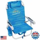 Tommy Bahama Backpack Cooler Beach Chairs - Blue Marlin