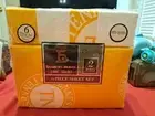 TENNESSEE Queen Size Bamboo Prints 1800 Series 6 PIECE SHEET SET Orange White