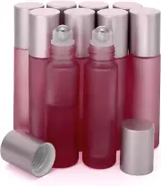 Glass Roller on Bottle 10ml Refillable Essential Oil Bottle with Stainless Steel