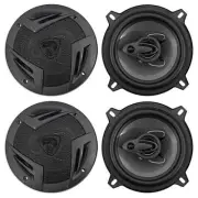 (4) Rockville RV5.3A 5.25" 3-Way Car Speakers 1200 Watts/200 Watts RMS CEA Rated