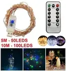 LED String Lights USB Powered Copper Wire Fairy Lights Xmas Wedding Party Light