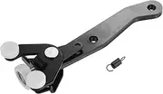 X AUTOHAUX Sliding Door Roller Guide Arm Hinge Bottom Right Side No.7H0843398AA for VW Transporter T5 2003-2015 Metal Black