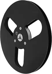 7 Inch Empty Reel, 3 Hole Wind Holes, Takeup Reel Fits 1/4 Inch Tape 7 Inch Diameter, Universal Aluminum Alloy Empty Tape Reel