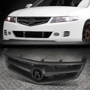 For 06-08 Acura TSX OE Style Matte Black Front Bumper Hood Grille Grill Assembly