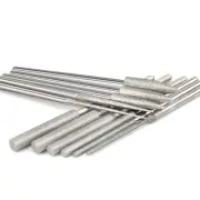 11x Diamond Burr Different Shapes Bits Tools For Carving Grinding Polishing