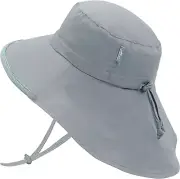 Cotton Adventure Sun-Hat for Girls or Boys (Baby, Toddler, Kids)