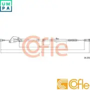 CLUTCH CABLE 18.2511 FOR KIA PICANTOI G4HE 1.0L G4HG 1.1L 4cyl PICANTO I 1.1L