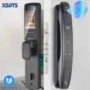 3D Face Smart Door Lock Security Camera Monitor Intelligent Fingerprint Password