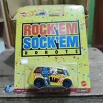 HOT WHEELS PREMIUM ROCK'EM SOCK'EM 機器人快速 D 肝交付真正的車手壓鑄