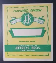 Victoria • Soft Drink Label • Jeffrey Bros, Casterton: Blank (generic)