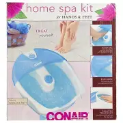 Conair Bubbling Foot Spa Massage Whirlpool Bath with Heat & Paraffin Hands Bath