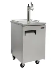 Kegco 3-Tap Commercial Javarator Cold-Brew Coffee Dispenser - Stainless Steel