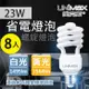 【美克斯UNIMAX】23W 螺旋省電燈泡 E27 節能 省電-8入組