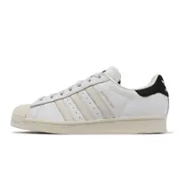 在飛比找蝦皮商城優惠-adidas 休閒鞋 Superstar 白 米白 金標 三