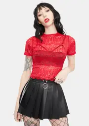 All I Ever Wanted Sheer Lace Top