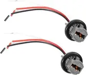 2pcs T20 Plug 7443 Car Light Bulb Holder Plug Adapter LED Brake Light Connector