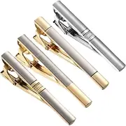 [KUHBDIE] Men's Business 4-Piece Tie Clip Set with Box