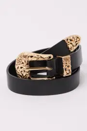 Black Western Buckle Belts