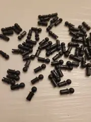 NEW LEGO 10X BLACK TECHNIC BALL W/SNAP FRICTION #66906.