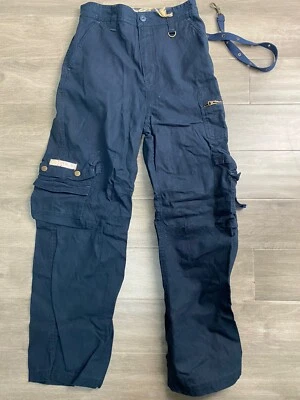 Vintage OTB One Tough Brand Baggy Skater Grunge Boys Paratrooper Y2k Size 14